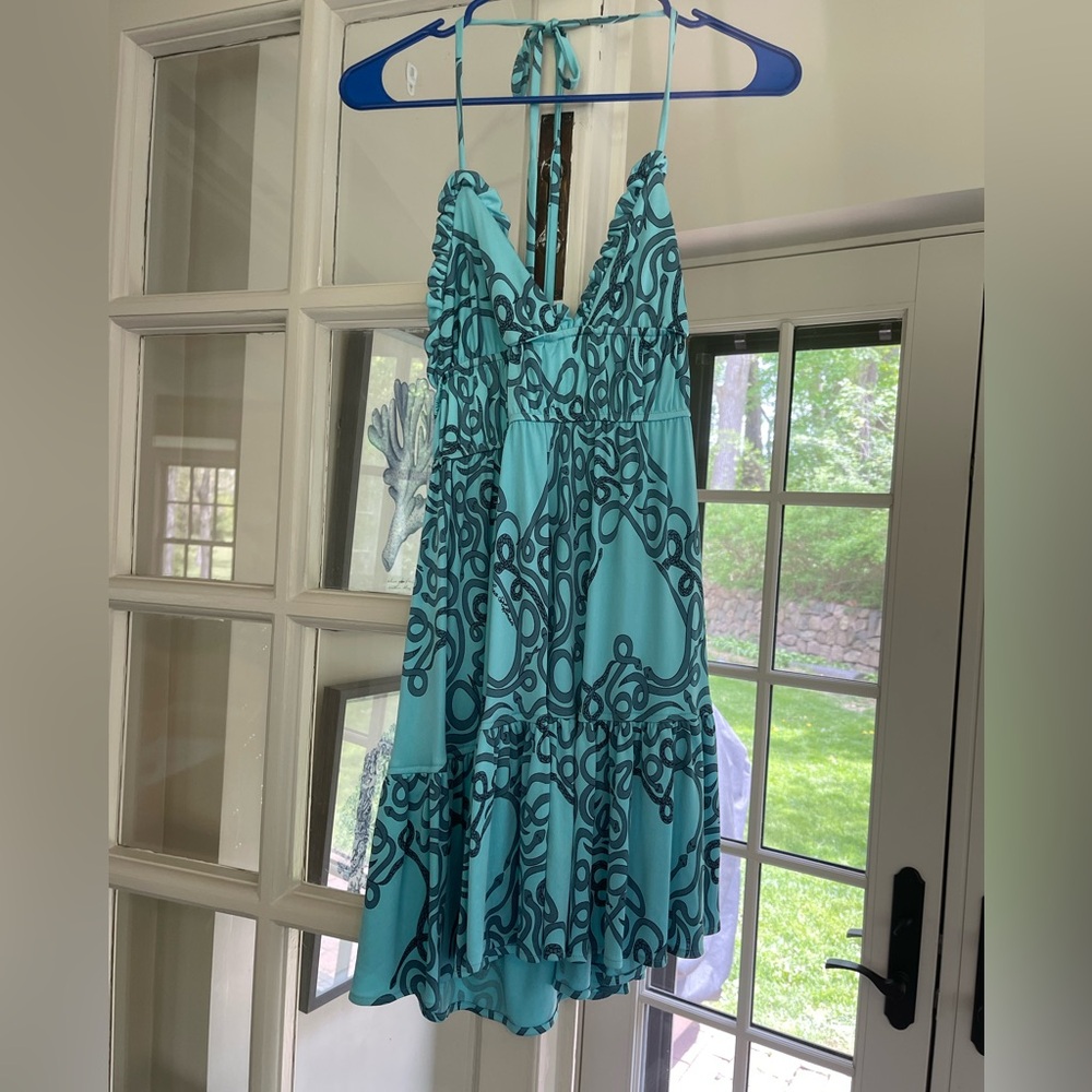 🏝️ Mara Hoffman Dress Small Teal
